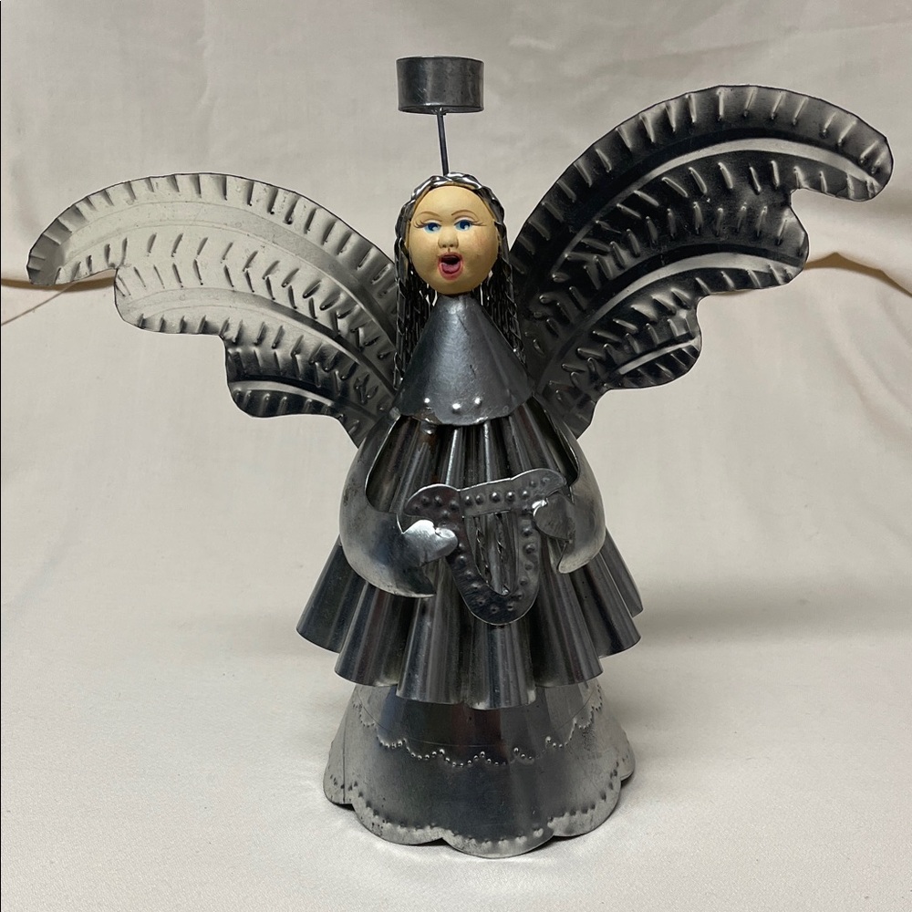 Vintage Hand Made Mexican Folk Art Angel